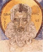 Mikhail Vrubel The head of john the Baptist painting
